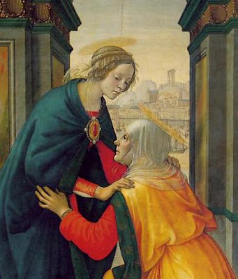 Visitation - Domenico Ghirlandaio - 1491 - Detail