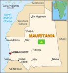 Mauritania map