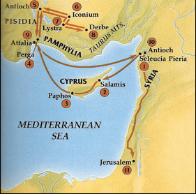 Iconium, Lystra, Derbe