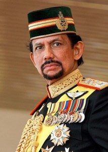 The Sultan of Brunei, (also known as Hassanai Bolkiah Mu'izzaddin Waddaulah) has an estimated net worth of $20 billion.