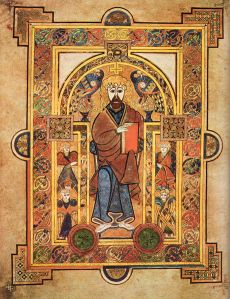 "Book of Kells" - Christ Enthroned Trinity College, Dublin