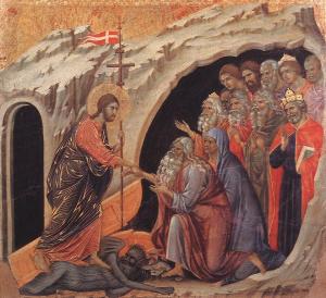 "Descent into Hell" Duccio di Buoninsegna, 1311 Museo dell Opera del Duomo, Florence