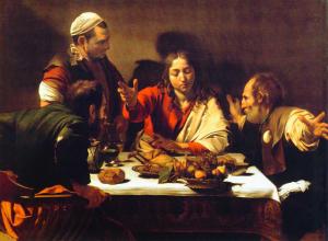 The Supper at Emmaus Caravaggio, 1601 The National Gallery, London