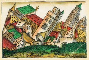 The destruction of Babylon The Nuremberg Chronicle, written in Latin by Hartmann Schedel and one of the best documented early printed books appearing in 1493. 