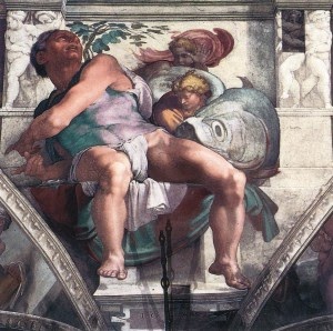 The Prophet Jonah Michelangelo (c. 1542–1545) Sistine Chapel, Vatican Palace, Vatican City