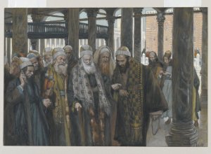 The Chief Priests Take Counsel Together James Tissot, 1886-1894 The Brooklyn Museum 