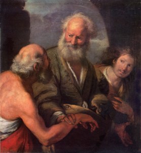 St Peter Cures the Lame Beggar Bernardo Strozzi, 17th century Lviv National Art Gallery, Ukraine