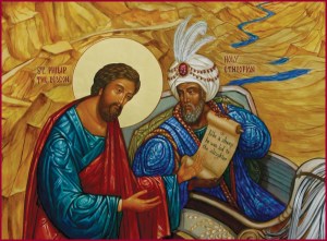 Philip and Ethiopian icon, Chora Museum Istanbul http://kariye.muze.gov.tr/