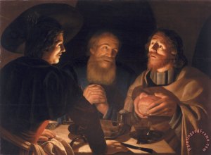 Supper at Emmaus Cryn Hendricksz Volmaryn, 1632 