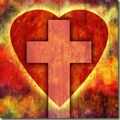 cross and heart