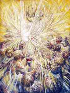 "the Holy Spirit fell upon all who heard the word"