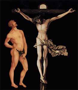 Adam and Christ  Hans Baldung Grien Adam composite