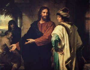 Christ and the Rich Young Ruler 1888, Heinrich Hofmann BYU, Museum of Art