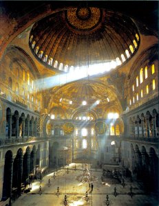 Basilica of Hagia Sophia Interior as Museum Istanbul