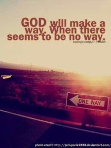 God will make a way