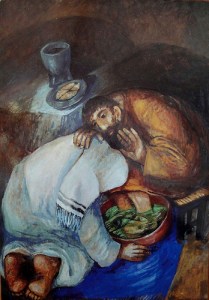 Jesus Washing Peter's Feet by Sieger Koder