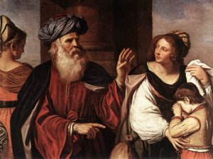 'Abraham Casting Out Hagar and Ishmael' Giovanni Francesco Barbieri, aka Il Guercino, c. 1657