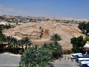 Jericho (Tell es-Sultan) from the south. Photo by Ferrell Jenkins.