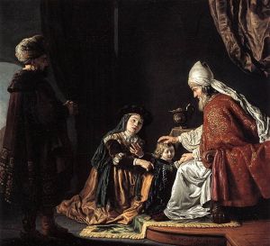 Hannah Giving Her Son Samuel to the Priest Jan Victors, 1645 Staatliche Museen, Berlin