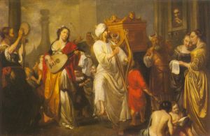 David brings the "Ark of the Covenant" into Jerusalem