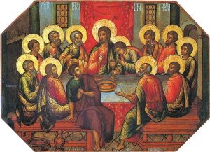 The Last Supper Simon Ushakov, 1685 The Sergiev Posad State History and Art Museum-Preserve Moscow
