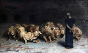 Daniel in the Lion's Den Briton Riviere - 1872 Walker Art Gallery, Liverpool 