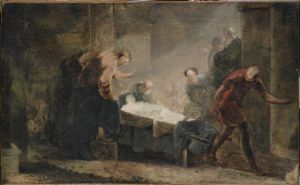 "Jesus raises the widow's son at Nain" Johann Zick, 1752 Harvard Art Museums/Busch-Reisinger Museum Harvard University Art Museums