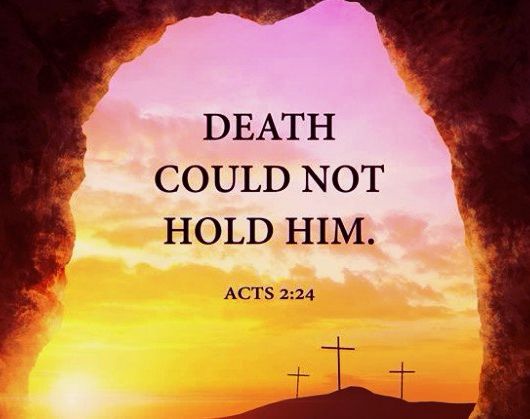 Bible Verse Death Could Not Hold Him